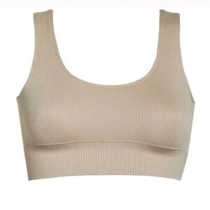 Skims women’s size L/XL ribbed stretch scoop neck bra